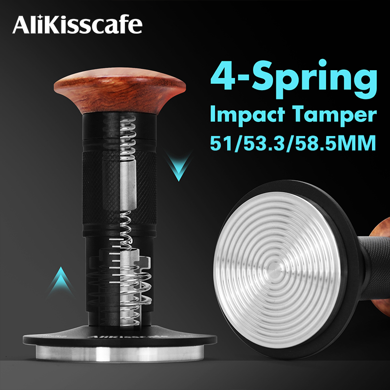 Pressure Gauge Espresso - ที่กดกาแฟ AliKisscafe แบบสปริงแรงดันคงที่ 4 ระดับ 30
