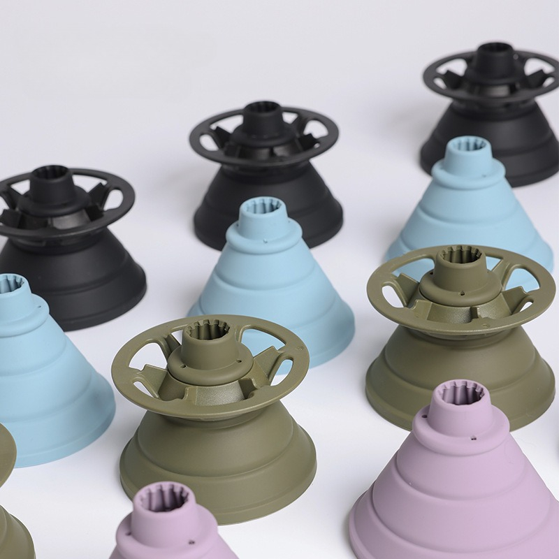 Coffee Equipment V60 - แบบพกพาพับซิลิโคนกาแฟกรองแก้วกาแฟ Dripper ซิลิโคนถ้วยกรองกาแฟสําหรับ V60 เค้กถ้วยกรองกระดาษ