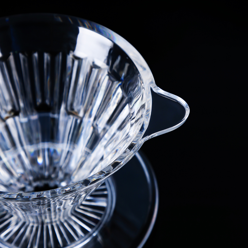 Coffee Equipment V60 - Crystal Eye Dripper 1-4 ถ้วยแก้วช้า Brewing