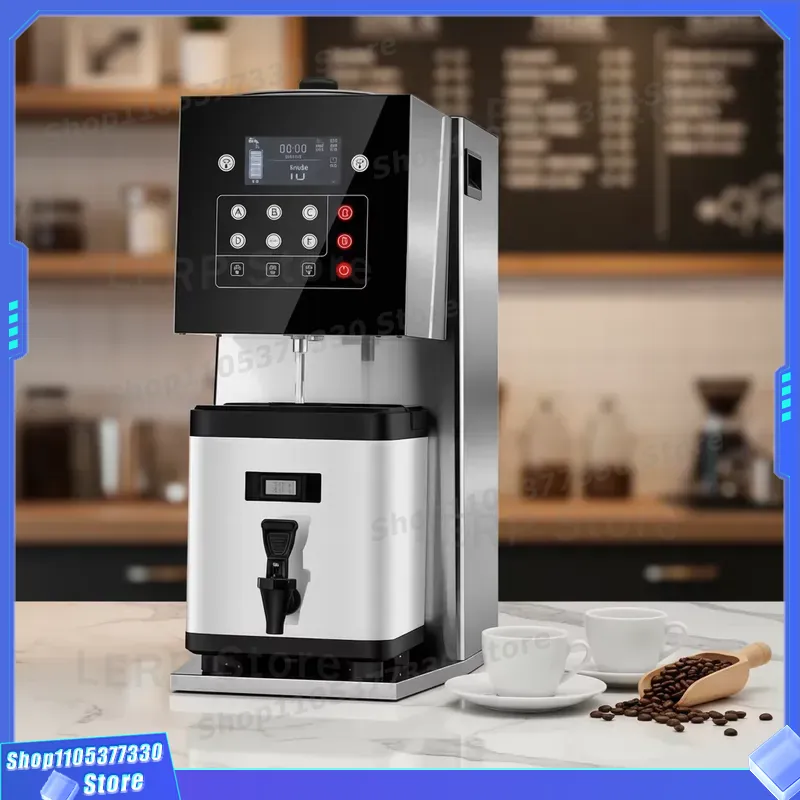 Coffee Equipment Stores - เครื่องทำชานมอัตโนมัติเชิงพาณิชย์ อุปกรณ์ร้านกาแฟอัจฉริยะสำหรับร้านชานมไข่มุก ประสิทธิภาพการชงสูง