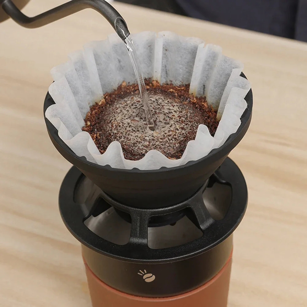 กรวยกรองกาแฟซิลิโคนแบบใช้ซ้ำได - Coffee Equipment V60 บทวิจารณ์และราคา