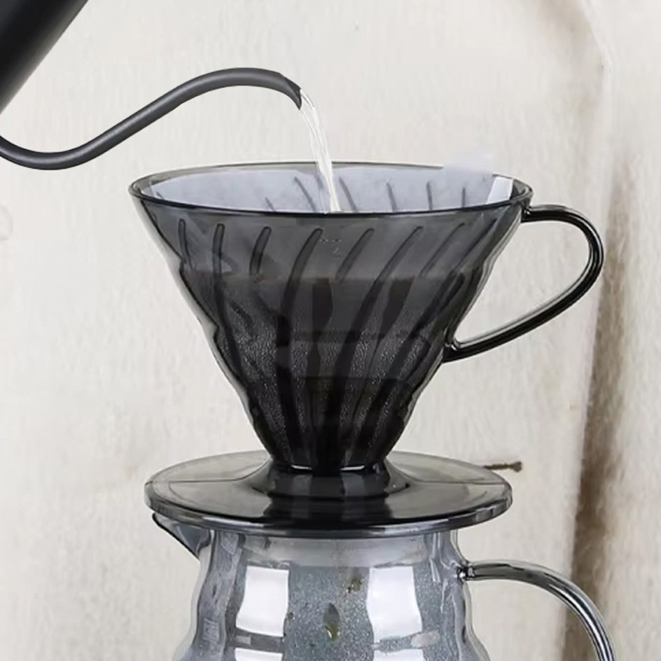 กรวยกรองกาแฟพลาสติกรูปตัววี แบ - Coffee Equipment V60 บทวิจารณ์และราคา