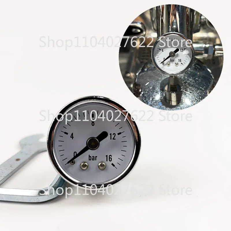 E61เครื่องชงกาแฟกึ่งอัตโนมัติ, - Pressure Gauge Espresso บทวิจารณ์และราคา