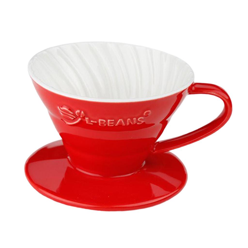 กรองกาแฟเซรามิกแบบใช้ซ้ำได้ อุ - Coffee Equipment Pour Over บทวิจารณ์และราคา