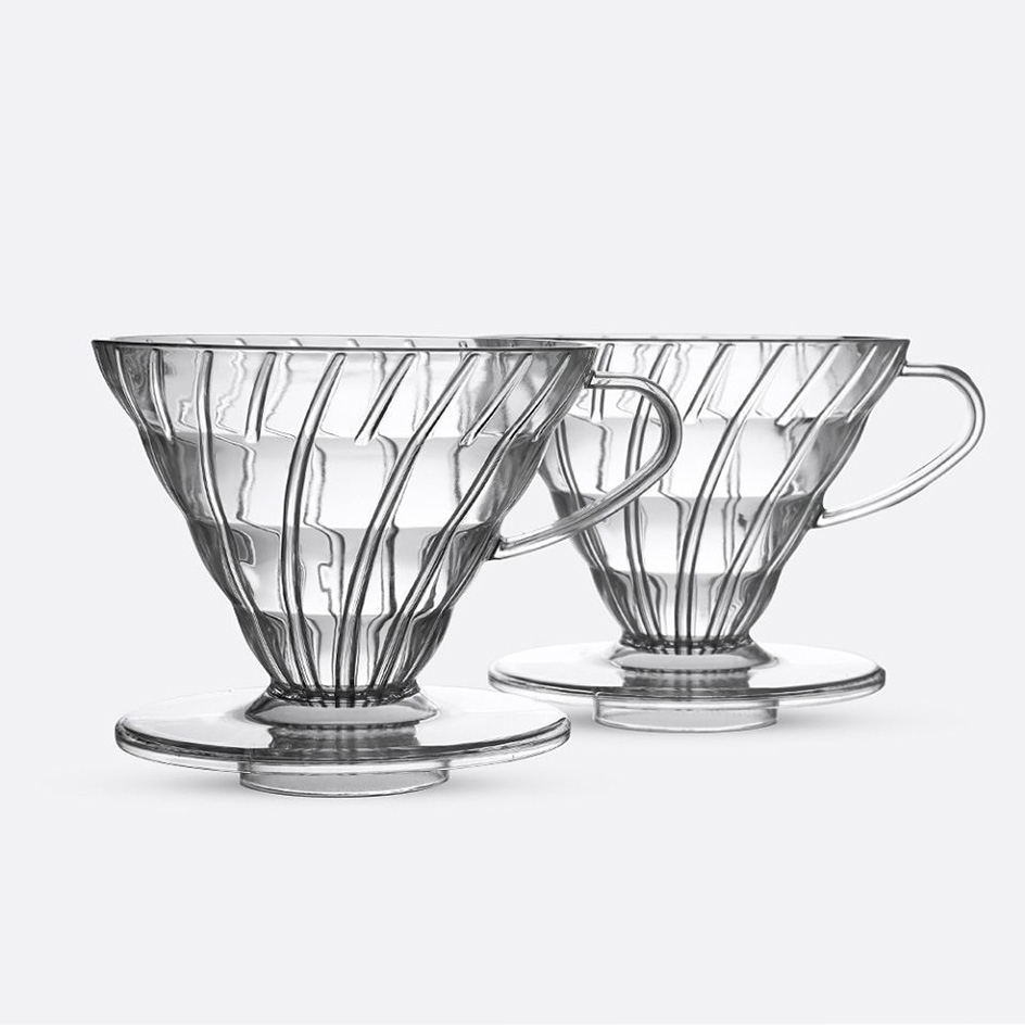 กรวยกรองกาแฟทรงกรวย แบบพลาสติก - Coffee Equipment V60 บทวิจารณ์และราคา